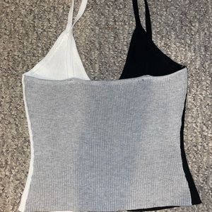 diamond safety pin multi color top